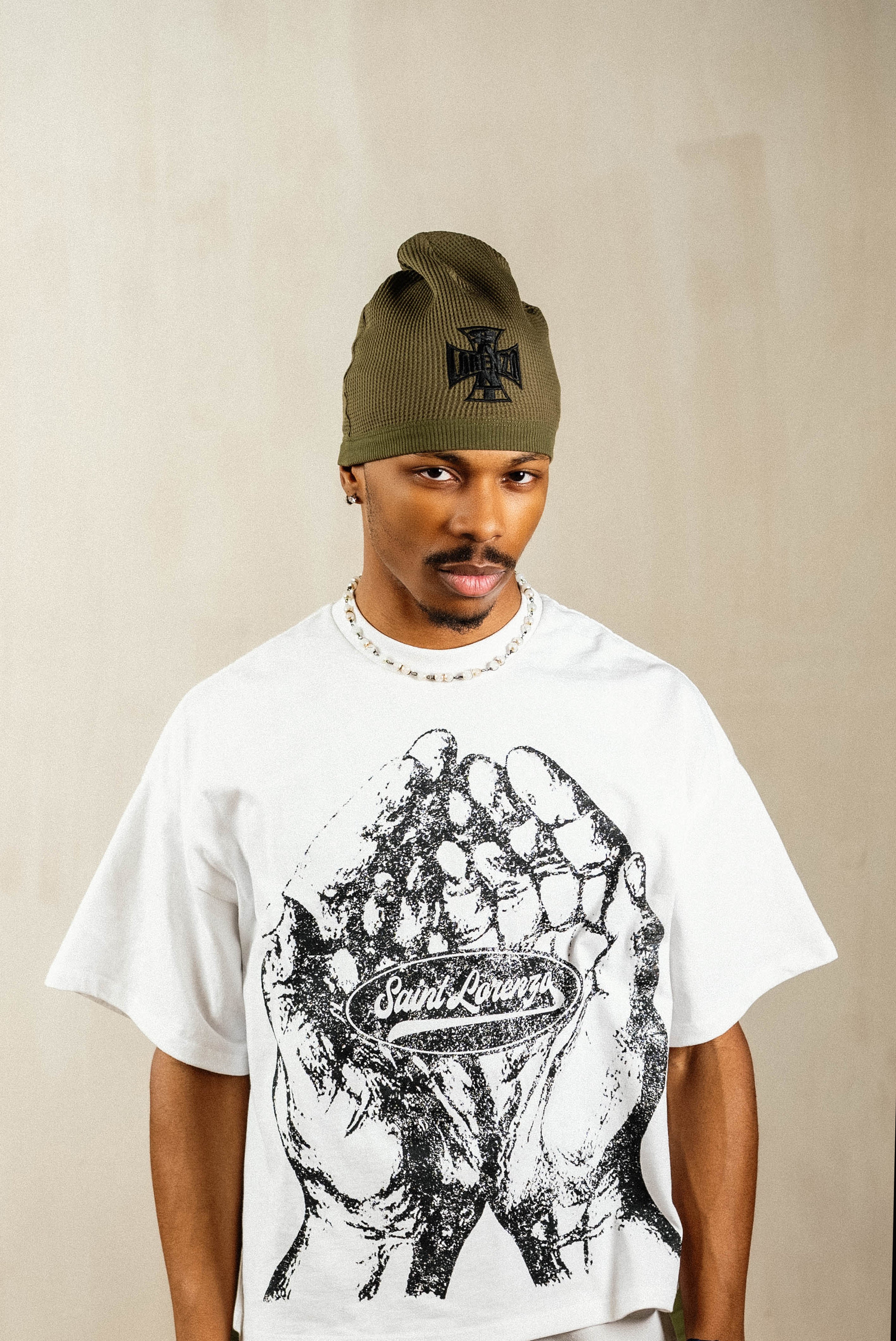 SL BIKER BEANIE [ARMY GREEN]