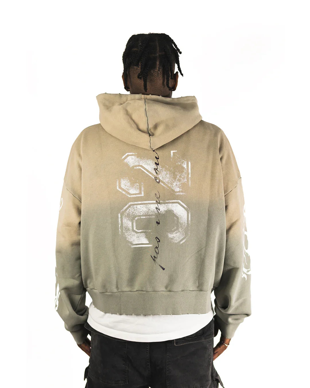 "SANDSTORM GREY" BOXY OVERSIZED ZIP UP JACKET