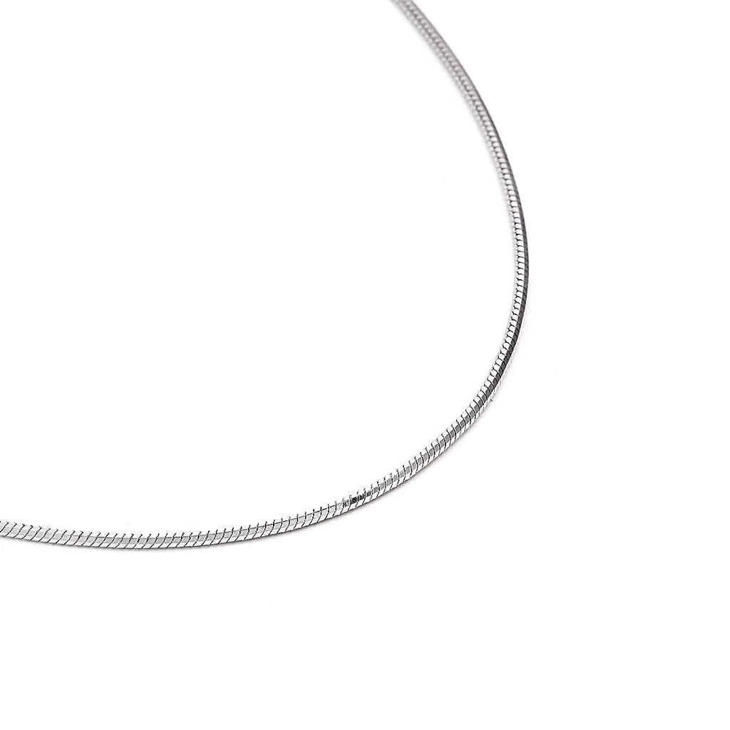 C001W B.Tiff Octagonal Herringbone Chain Necklace