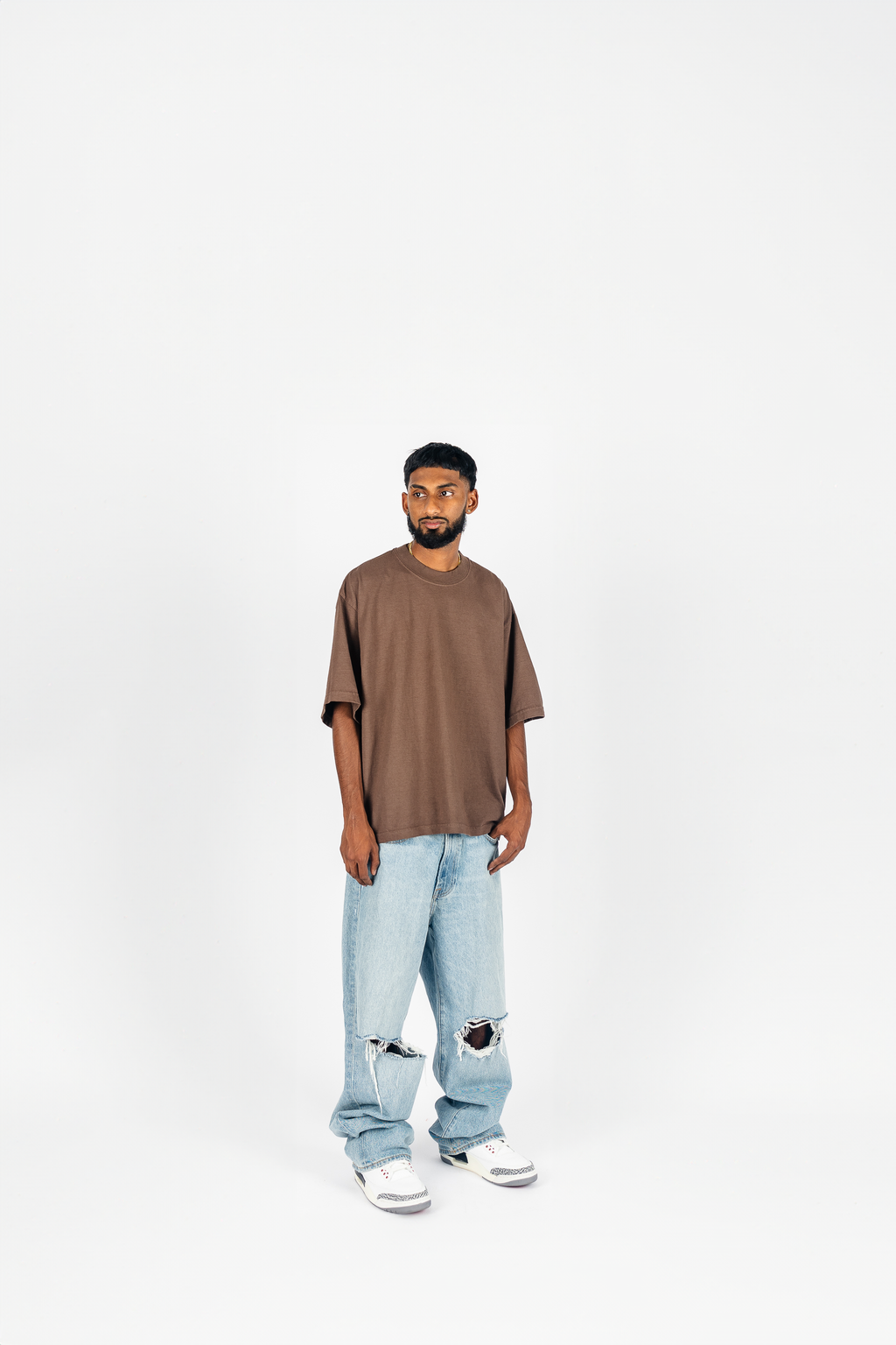 Garment Dye Drop Shoulder Shirt