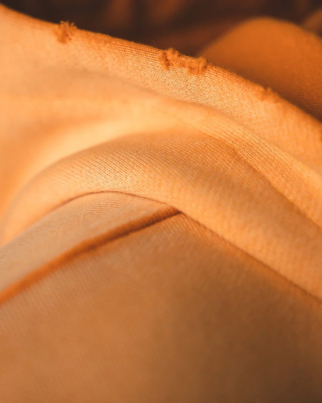 "ORANGE CREAM" BOXY OVERSIZED ZIP UP JACKET