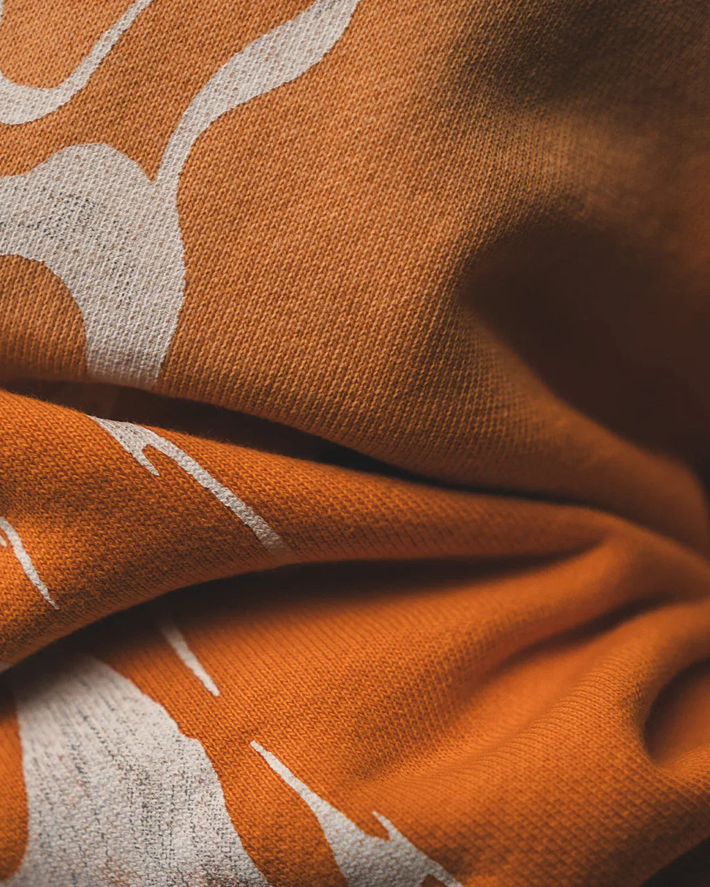 "ORANGE CREAM" BOXY OVERSIZED ZIP UP JACKET