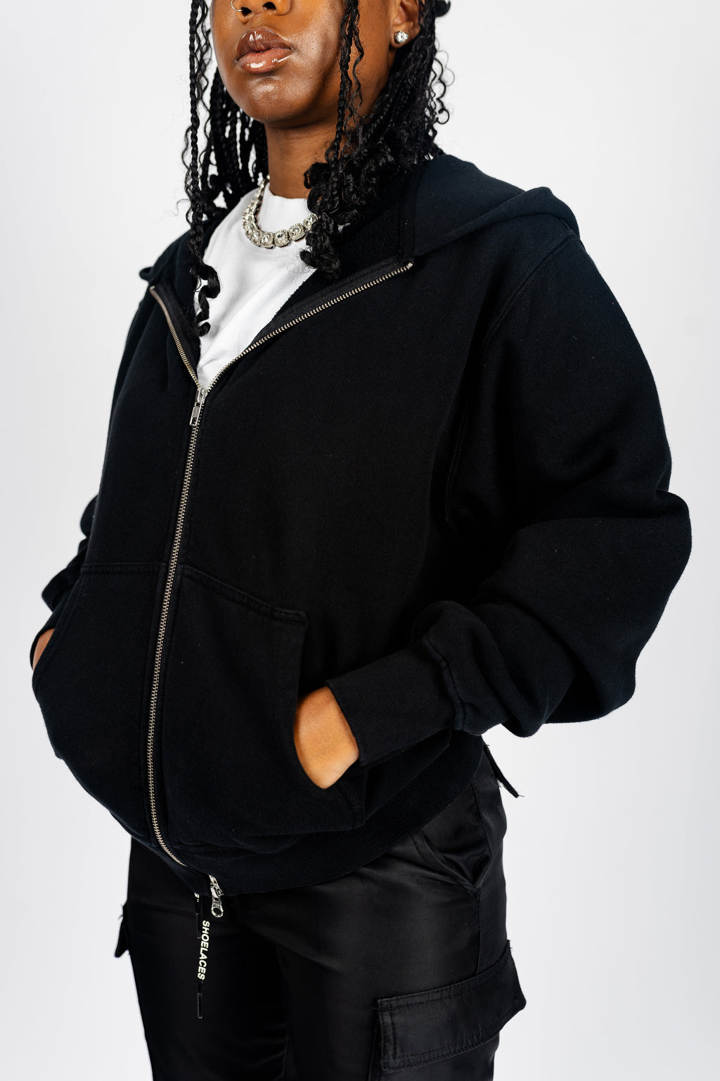 Garment Dye Zip Up Fleece